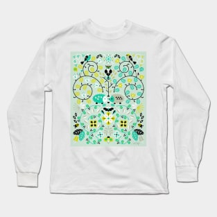 Hedgehogs Symmetry Long Sleeve T-Shirt